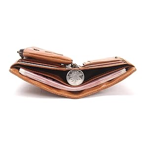 Amazon.co.jp: ONSTRO Genuine Leather Bi-Fold Wallet, Men's